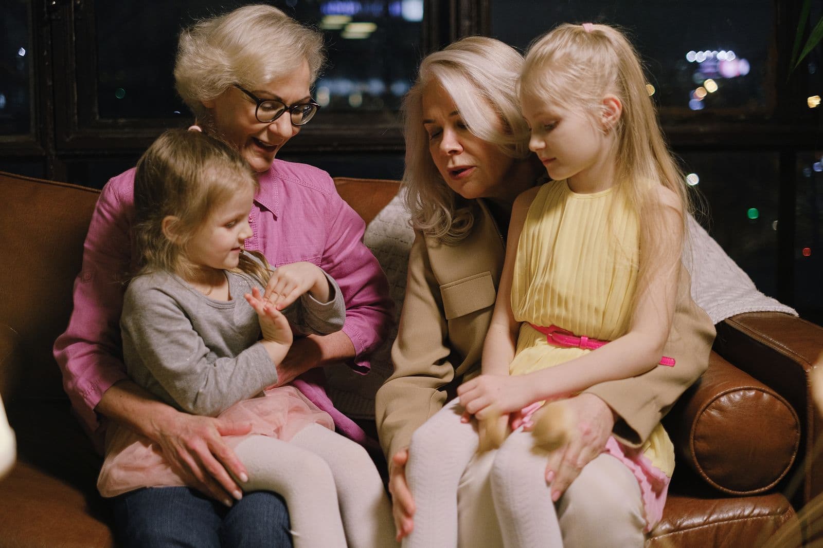 Grands-parents et petits-enfants complices